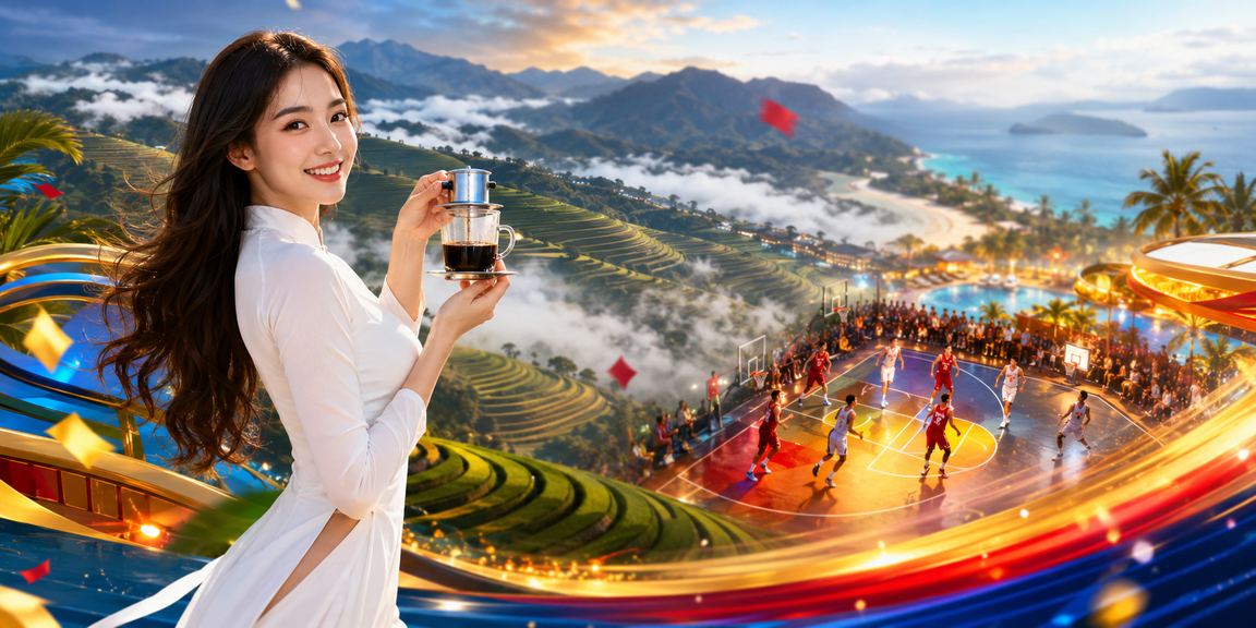 Người chơi cá cược bóng rổ tại Sapa trong trang phục áo dài truyền thống